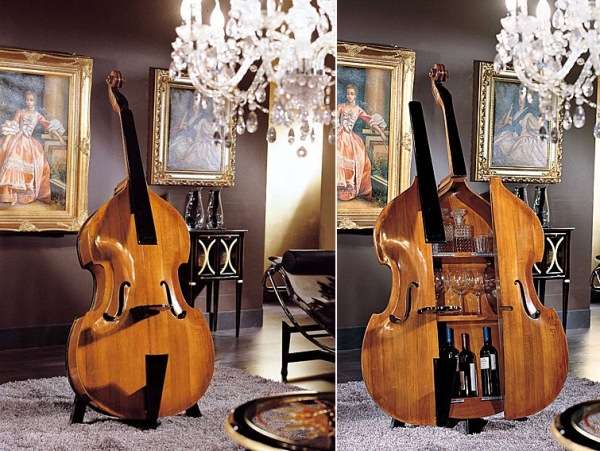 Classic-Bar-Cabinet-in-Cotrabass-7 Beautiful Double Bass Wine Cabinet
