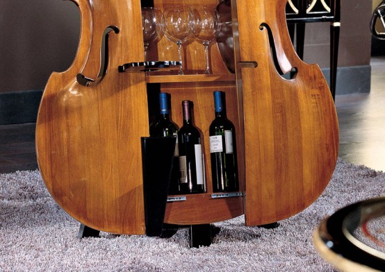home-contrabass-bar-3-554x392 Beautiful Double Bass Wine Cabinet